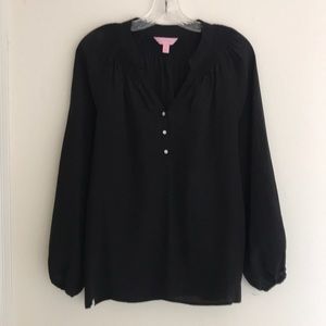 Lilly Pulitzer 100% silk blouse